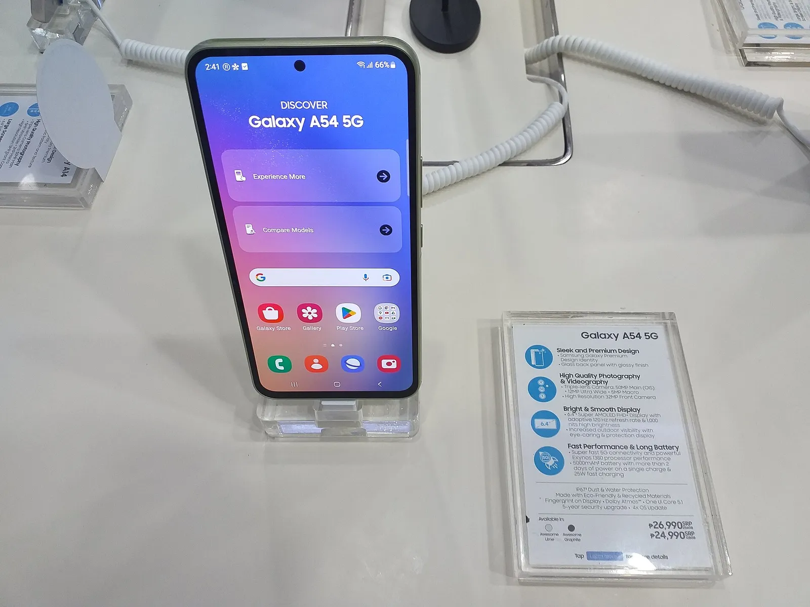 Samsung Galaxy A54 5G 8/256GB, baru garansi resmi, Foto 2 dari 2